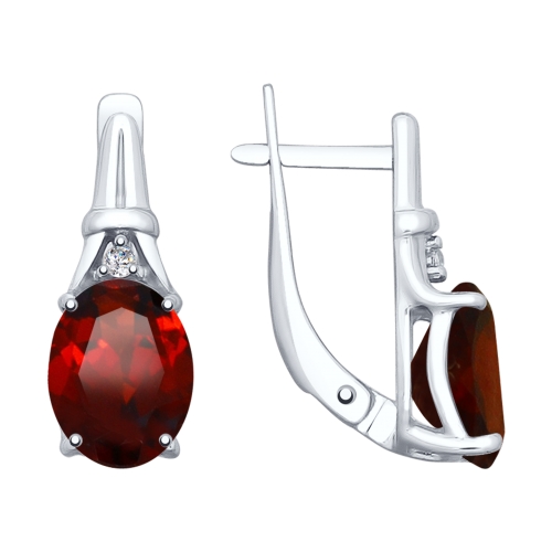 Серьги из серебра 92022025