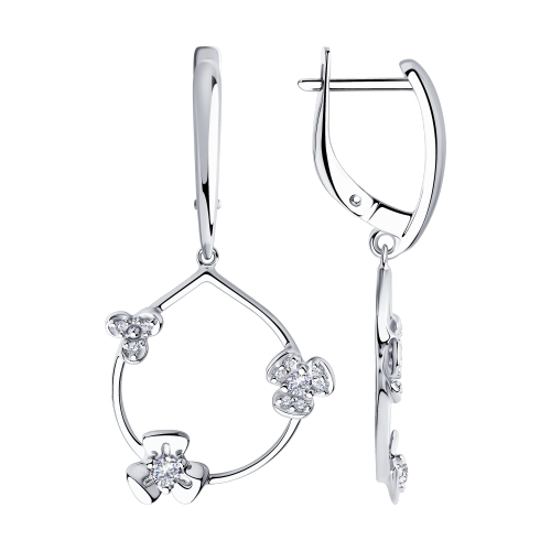 Серьги из серебра 94023654