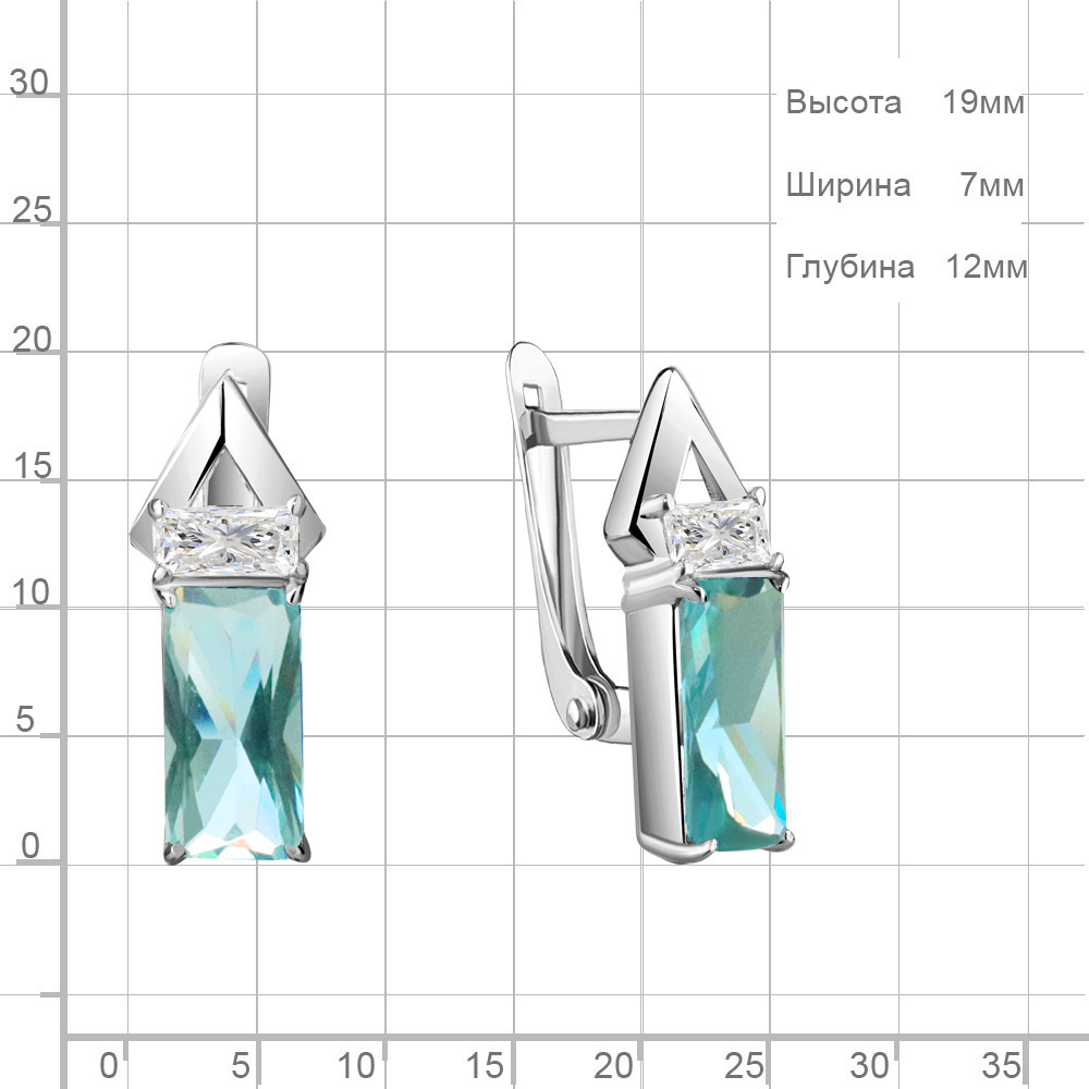 Серьги из серебра 4765488