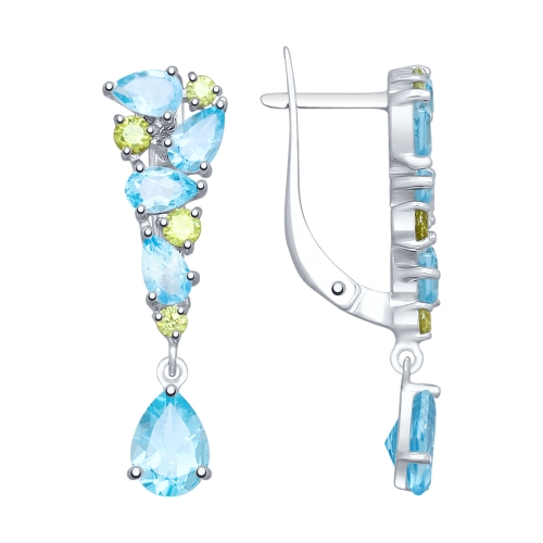 Серьги из серебра 92021835