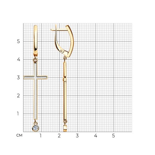 Серьги из серебра 93020954