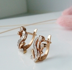 Серьги из золота С1202091