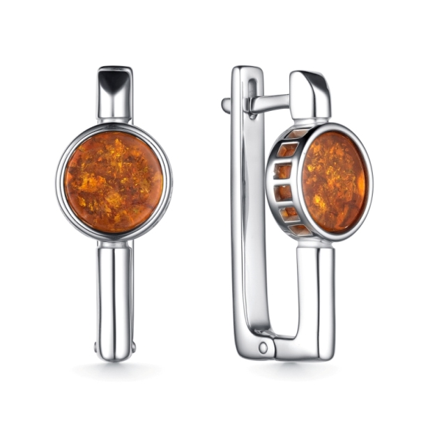 Серьги из серебра 02-4024/0ЯНТ-00