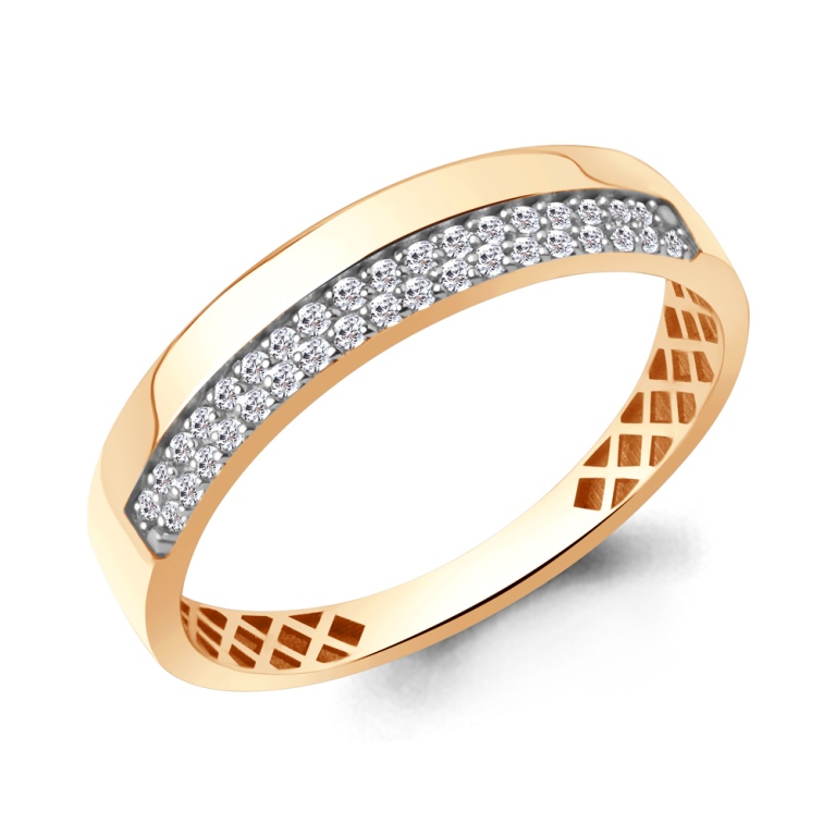 Кольцо из красного золота 585 пробы 600301