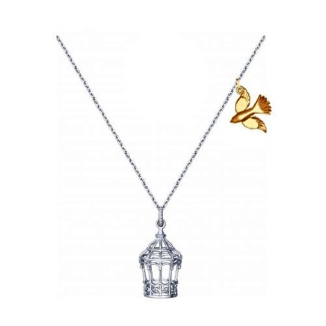 Колье из серебра 94070095