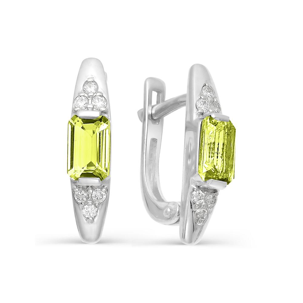 Серьги из серебра 02-0317/00ХР-00