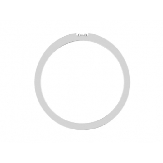 Кольцо из родированого серебра 925 пробы 0101635-00775