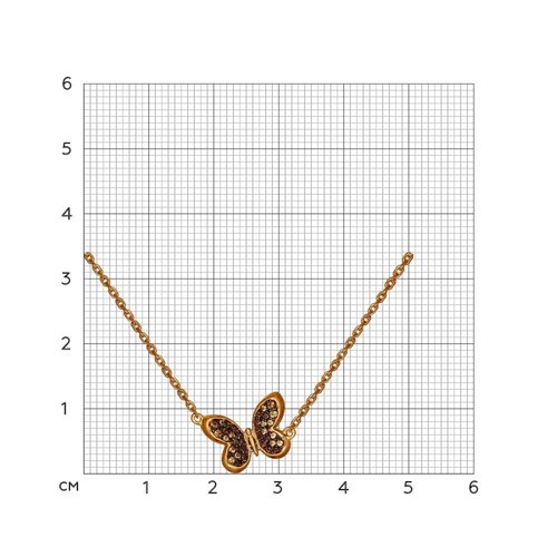 Колье из серебра 93070005