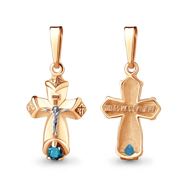 Крест из серебра 2225008