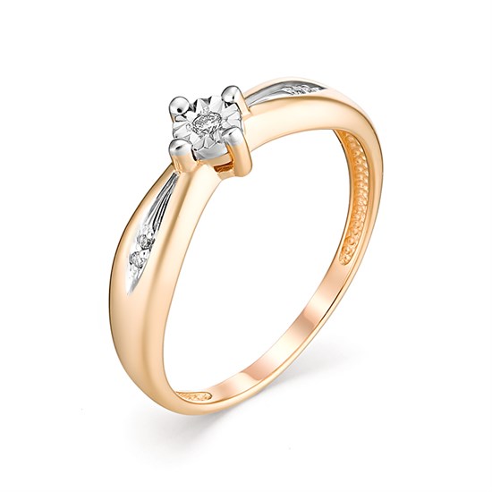 Кольцо из золота 585 пробы К0434-120 с бриллиантом