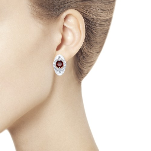 Серьги из серебра 92021725
