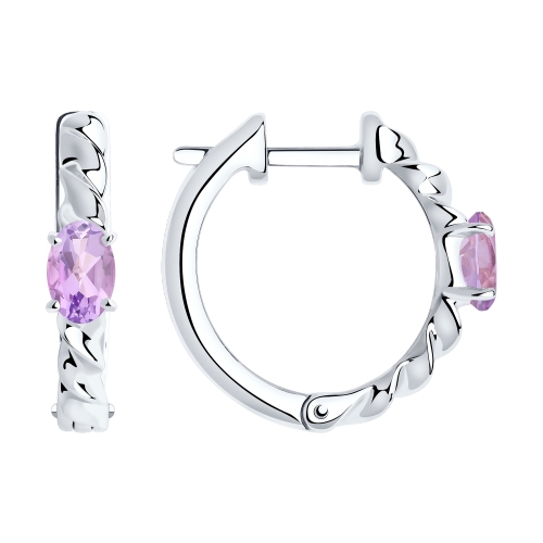Серьги из серебра 92022282