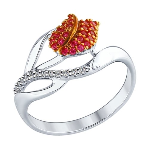 Кольцо из серебра 94012256