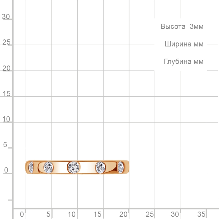 Кольцо из золота 67795А