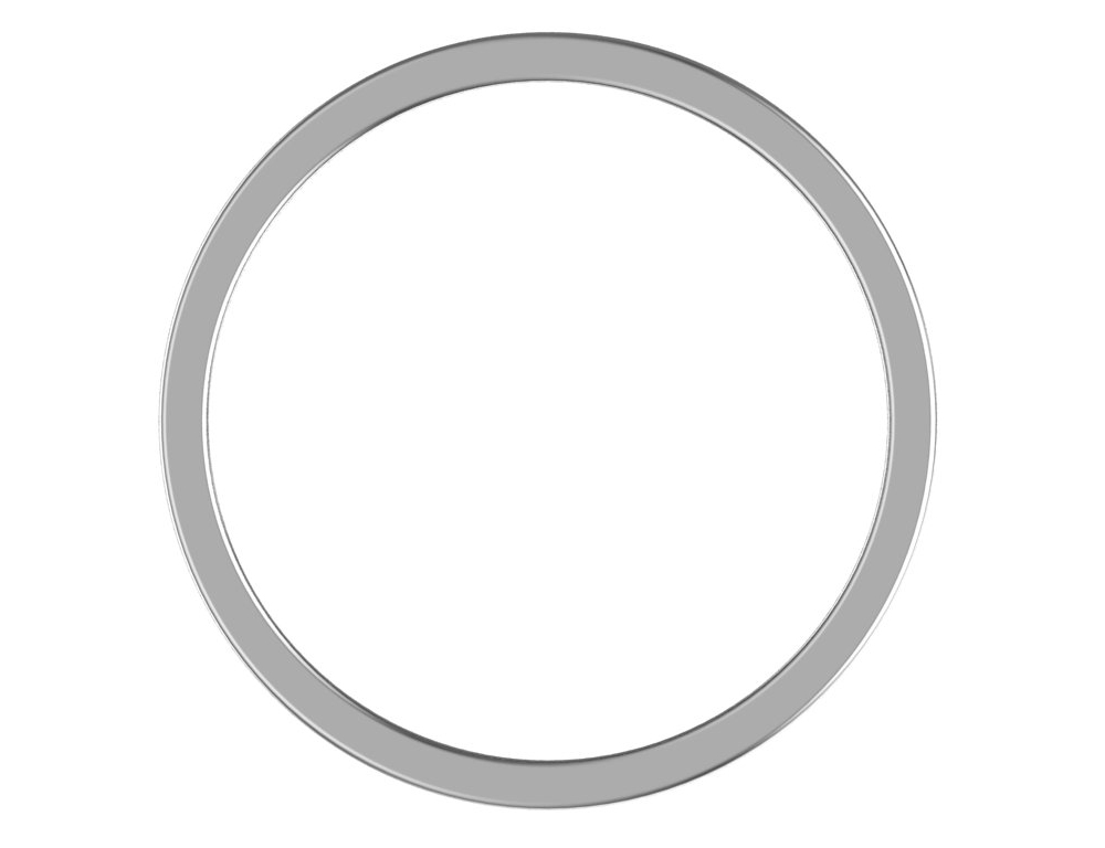 Кольцо из родированого серебра 925 пробы 0101606-00875