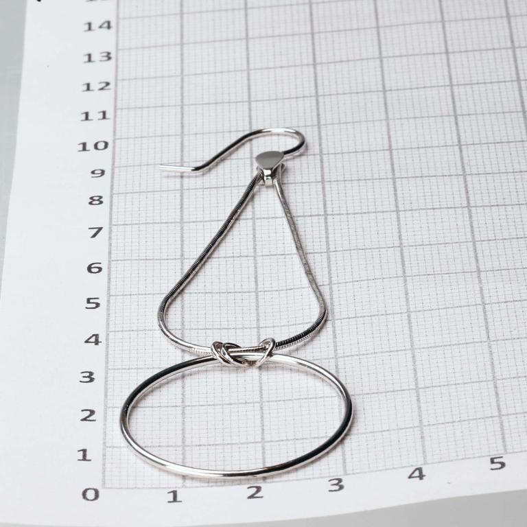 Серьги из серебра НС22-350-3