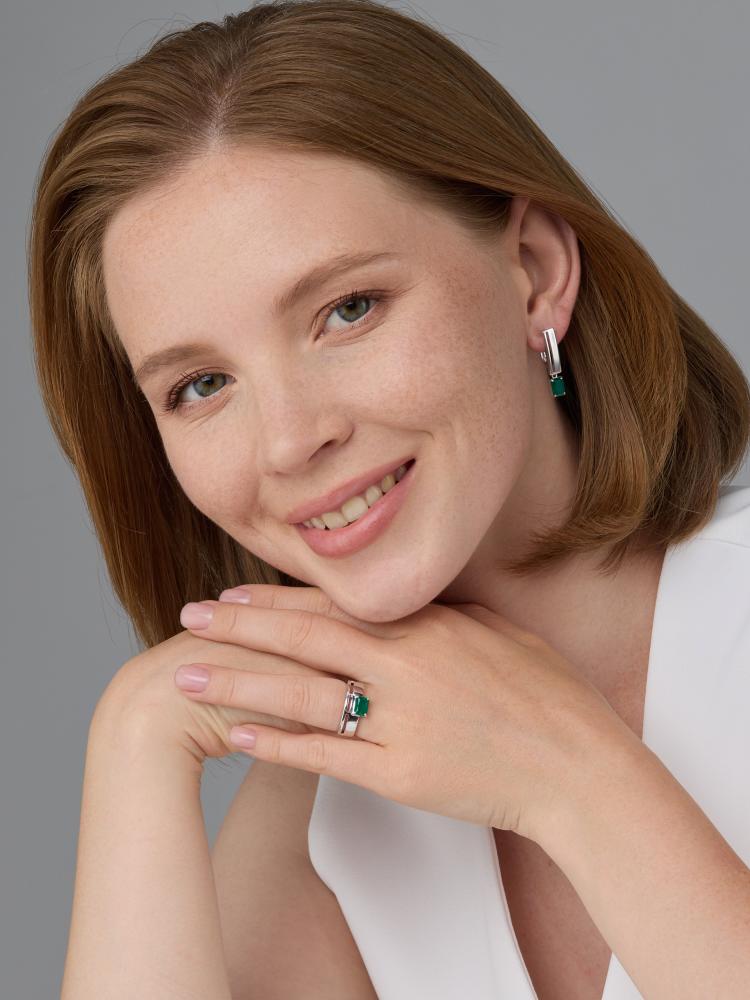 Кольцо из серебра 01-4436/00АГ-00