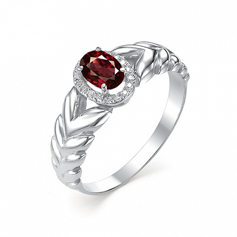 Кольцо из серебра 01-0335/00ГР-00