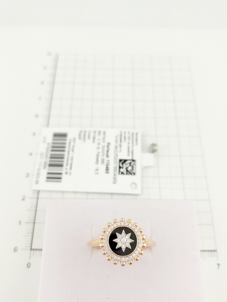 Кольцо из красного золота 585 пробы 110493