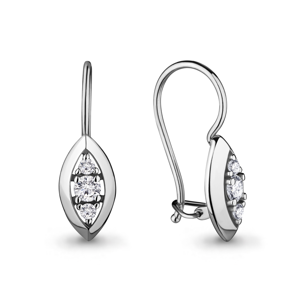 Серьги из серебра 46683А