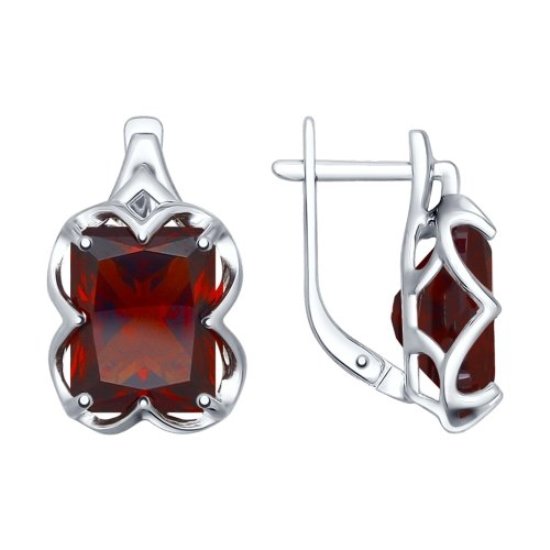 Серьги из серебра 92021364