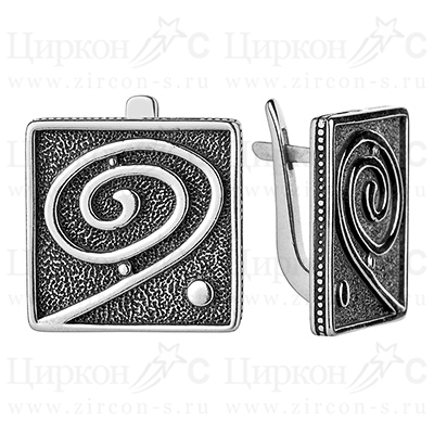 Серьги из серебра с0188