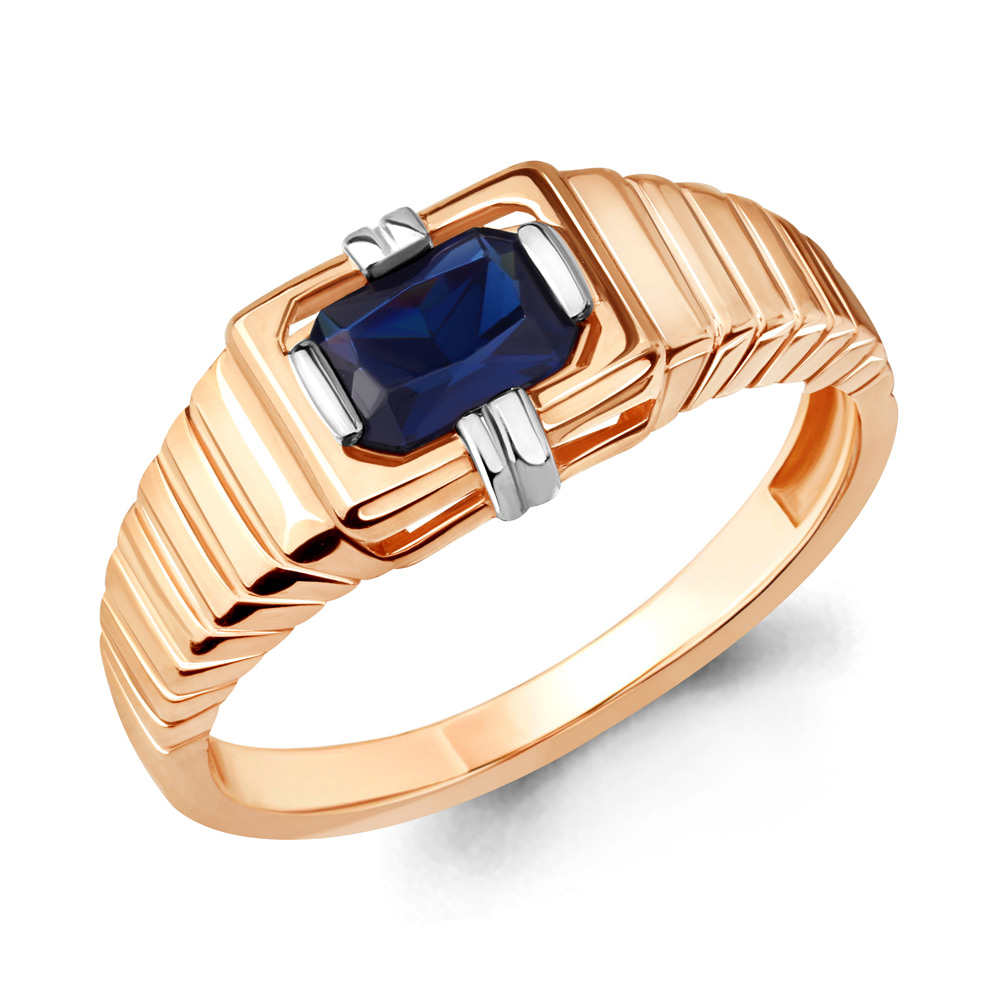 Печатка из красного золота 585 пробы 68433Н