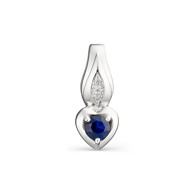 Подвеска из серебра 03-1080/0ГТС-00