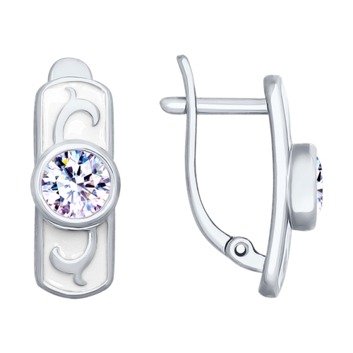 Серьги из серебра 92021834