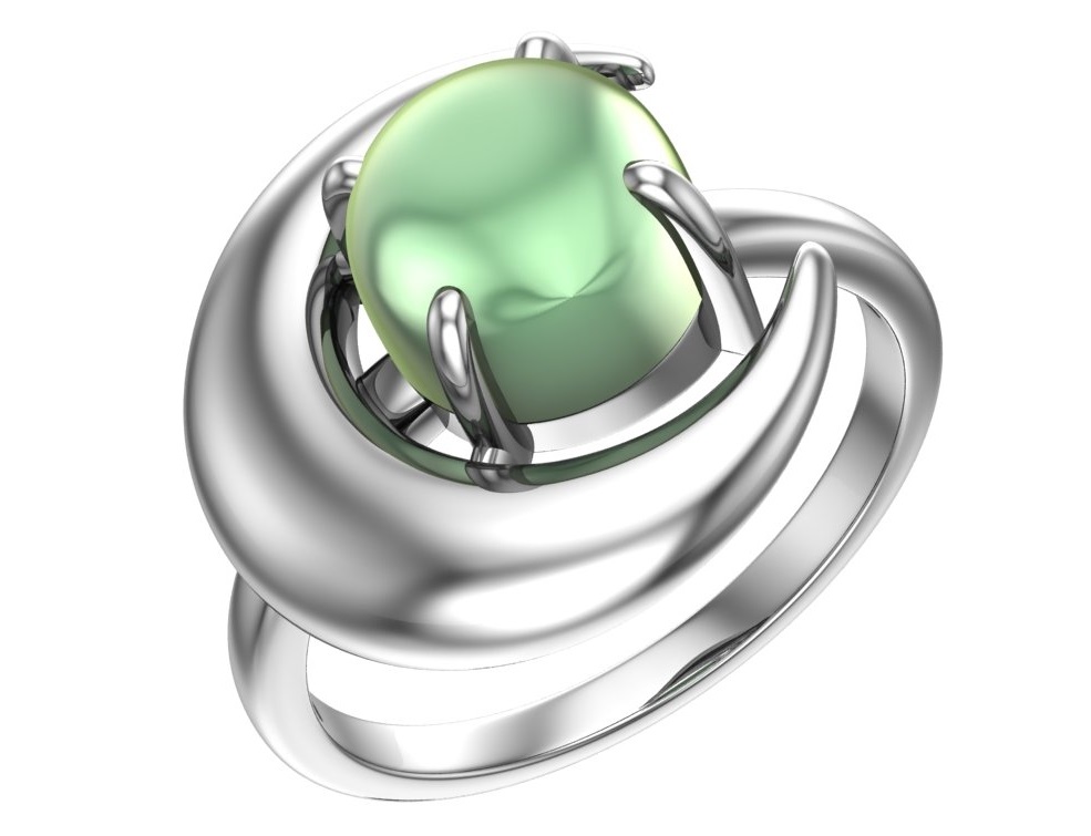 Кольцо из родированого серебра 925 пробы 1101435-05355