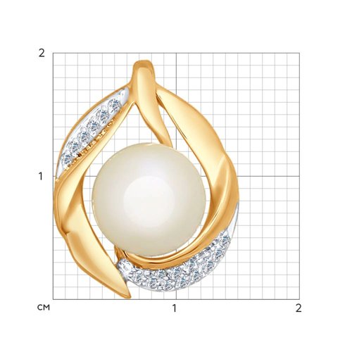 Подвеска из золота 585 пробы 793017