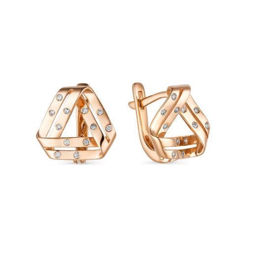 Серьги из золота 23448-100