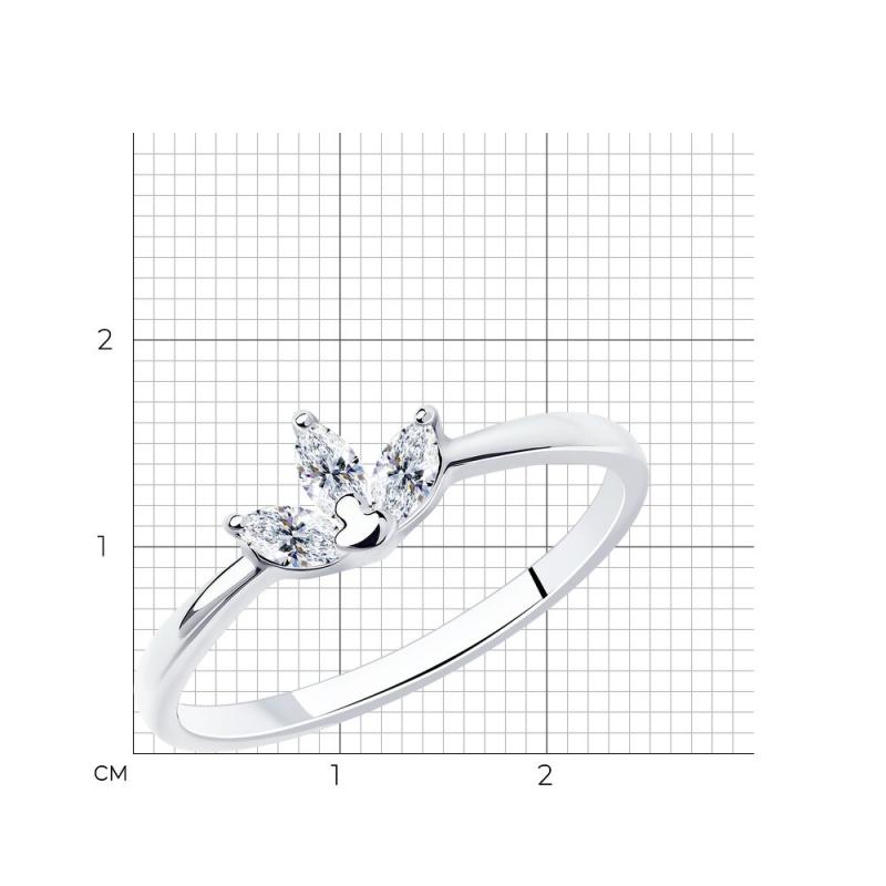 Кольцо из серебра 94013295