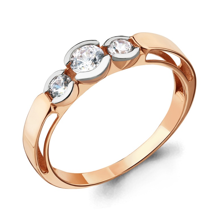 Кольцо из красного золота 585 пробы 664841