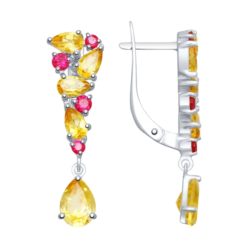 Серьги из серебра 92021837