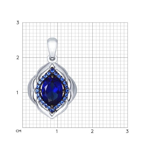 Подвеска из серебра 88030011