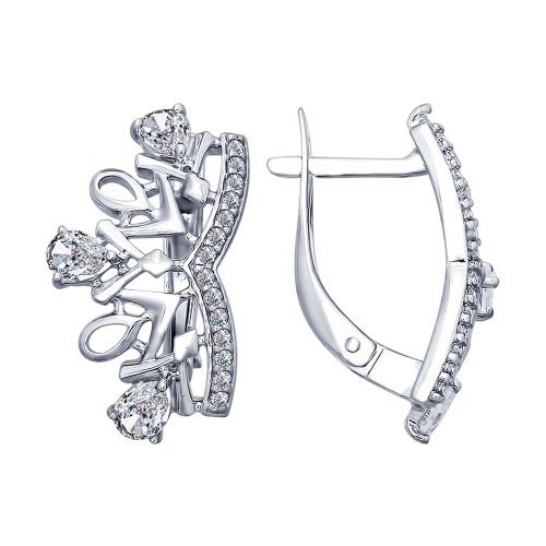 Серьги из серебра 94022603