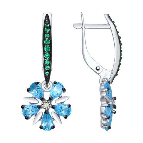 Серьги из серебра 92021566