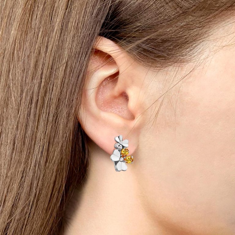 Серьги из серебра 4765206А
