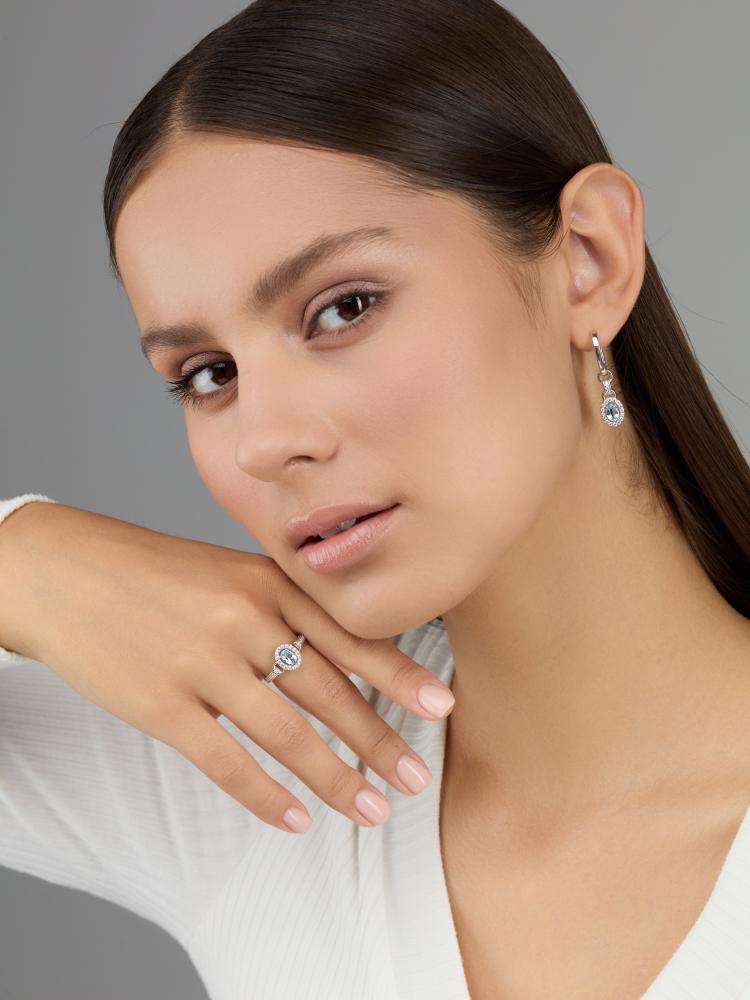 Кольцо из серебра 01-4356/00ТБ-00