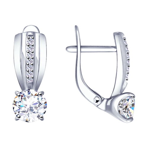 Серьги из серебра 89020101