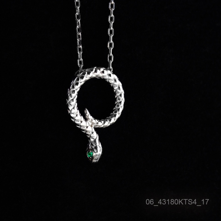 Колье из серебра 06-4318/0КЦ4-17 Змея