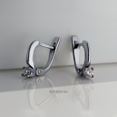 Серьги из золота БР120914л