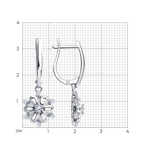 Серьги из серебра 94023604