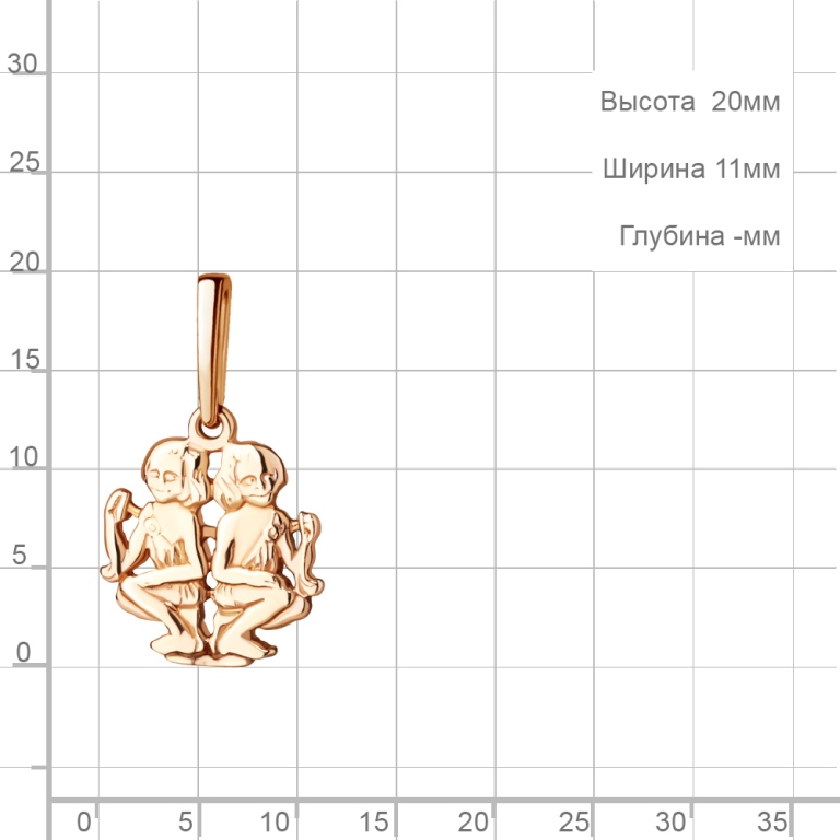 Подвеска из золота 10169