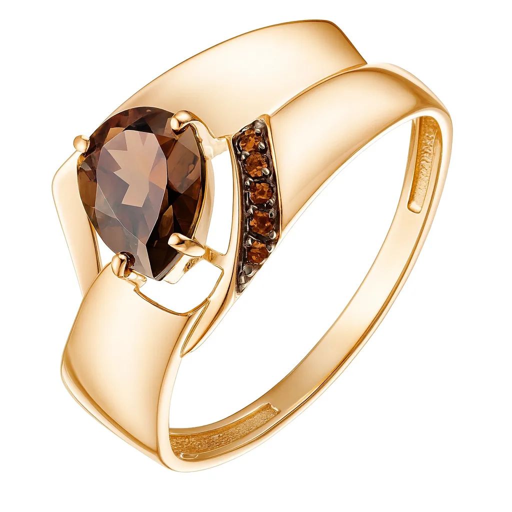 Кольцо из красного золота 585 пробы кл4301-4-01