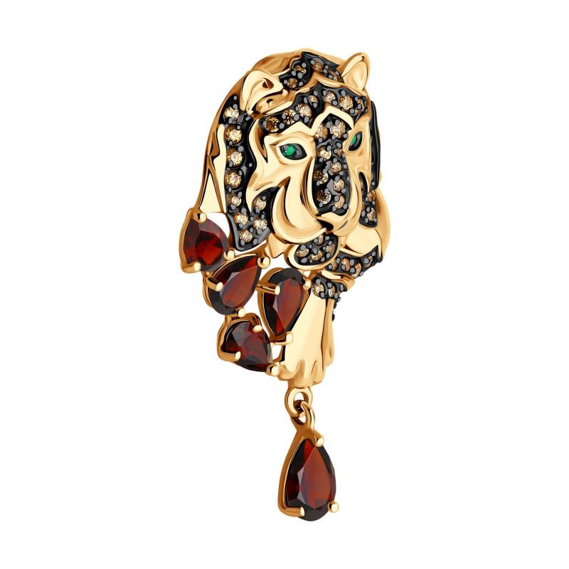 Подвеска из красного золота 585 пробы 732213