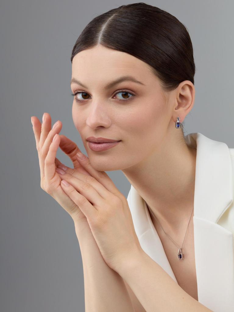 Подвеска из серебра 03-4220/0ГТС-00