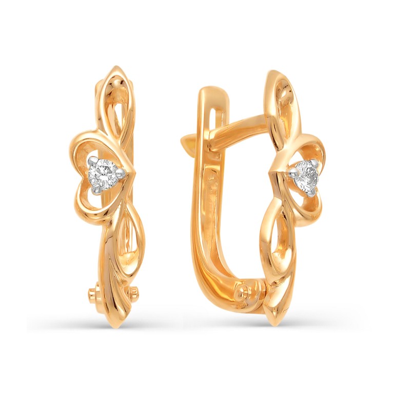 Серьги из золота 21852-100