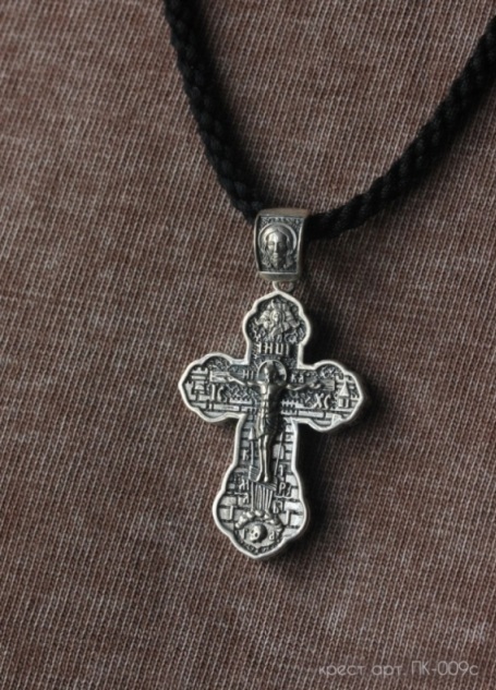 Крест из серебра ПК-009с